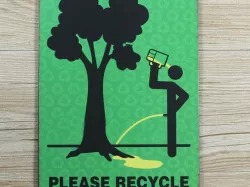 songo recycle bin (chips and sawdust)