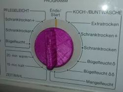 Turning switch knob