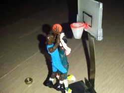 Two hands Jam IN YOUR FACE Basketball Player SLAM DUNK
