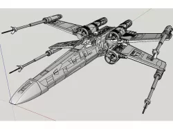 1:24 scale X Wing