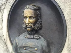 140th NY Monument Bronze - Little Round Top - Gettysburg