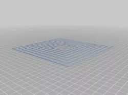 180 x 180 x 0.2 Customized Spiral Bed Level Test ()