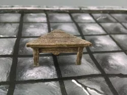 28mm Corner Table