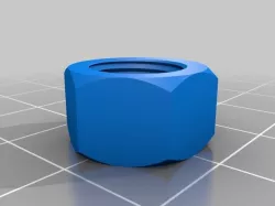 3/8  Hex Nut w/ 1 step
