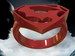 batman vs superman ring