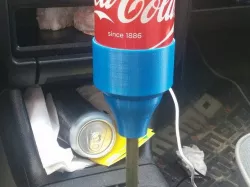 Can holder shifter knob