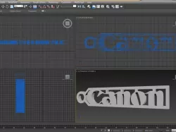 Canon Logo Keychain