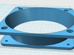 Chenger and spacer of FAN (caliber 80mm to 90mm)
