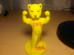Cougar Mascot Figurine