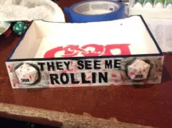 Custom DnD dice tray
