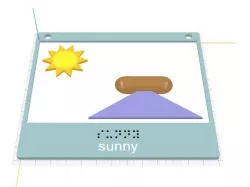 Customizable Tactile Picture Example