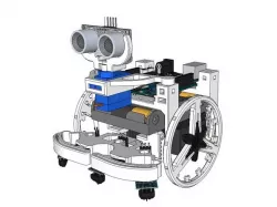 Dasaki 2WD robot chassis