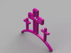 Easter crosses decoration