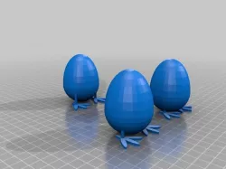 eggs with feet