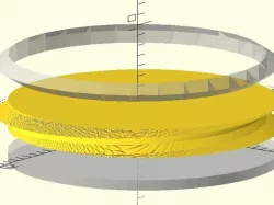 Example OpenSCAD Screw Thread Transformation