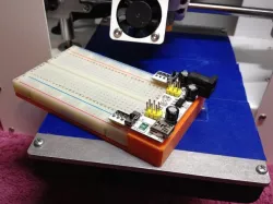 Holder/Raft for Solderless Breadboard & Power Module