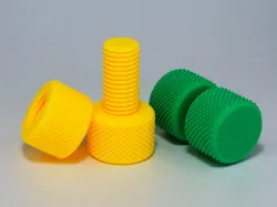 Knurling bolt and nut