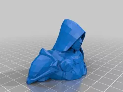 Lone Wolf w Armor - Bust