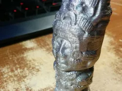 Mayan Statue - Negative Mold for Metal-in-ABS Casting