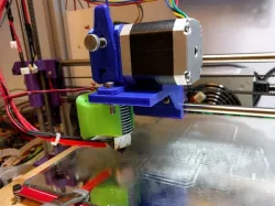 Mounting plate for Bondtech Mini extruder/E3D v6 on i3/Rework/Wilson carriage