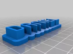 My Customized 3D name plate