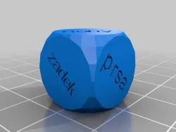 My Customized Dice- Text or Classic Dots