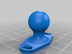 My Customized Dual Articulated Ball Joint Fan Mount with Twist-Lock Base