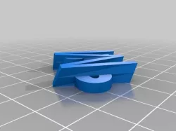 My Customized iamburny's v2  Text - Name Keyring / Keyfob