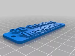 My Customized Multiline Tag or Keychain