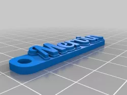 My Customized Multiline Tag or Keychain