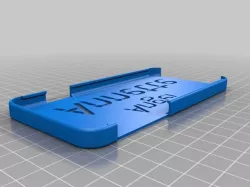 My Customized Stencil Font iPhone Case