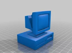 Old PC Business Card Holder