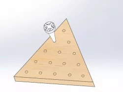 Peg board game