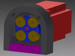 Peristaltic Pump for NEMA23 stepper