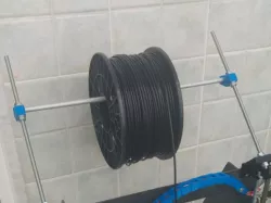 Prusa I3 improved Z axis brackets with spool mount