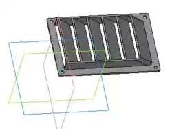 rc plane cowl grille