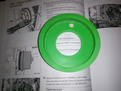 Rear main seal (RMS) installaton tool for Porsche Boxster 986 (2.7 liter)