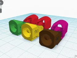 Robotic Hand Fingers Hinges with Spring Holes