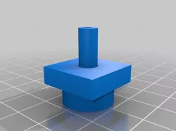 Rollerstruder 4mm tube pneumatic fitting base