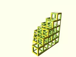 Sugar cube bridge test