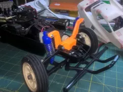 Tamiya Grasshopper Adapter to use Futaba FX-10 Front Suspension Upgrade