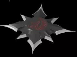 Throwing Star Wolf Moon Crescent