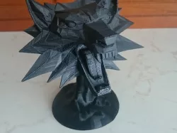 Witcher Head with Stand