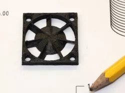 30mm fan guard with anti-backwash