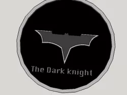 3D Printable dark knight coin (batman)
