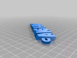 Akshay2Text - Name Keyring / Keyfob
