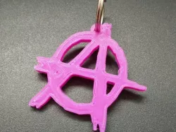 Anarchy keyring/pendant