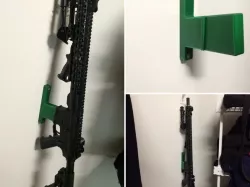 AR-15 vertical wall storage mount
