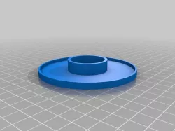 Base with lip, for tool carousel