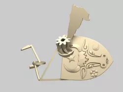 Bell keychain Tag